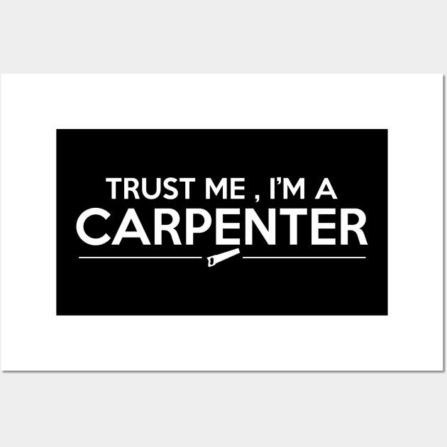 Carpenter Wall Art by Dojaja